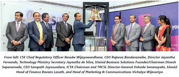 hSenid Business Solutions rings bell to debut trading on CSE
